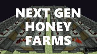 Minecraft Elegance: Next-Generation Honey Farms (Java 1.15*, 1.16*, 1.17-1.20)