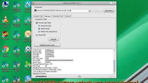 oppo a1k cph1923 pattern unlock  by umt emmc isp tool