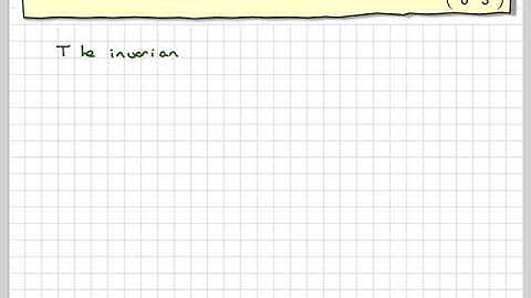 Finding invariant lines under a given transformation 02