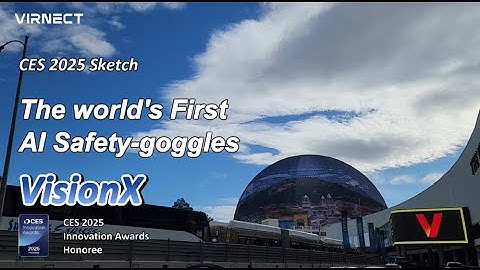 [CES 2025 혁신상 수상작] 차세대 스마트 보안경 - VIRNECT VisionX 현장 스케치