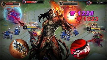 NEW MOSKOV 1 HIT DELETE BUILD 2022! SOLO GOLD LANE VS 5 ENEMIES = SAVAGE!!! MLBB