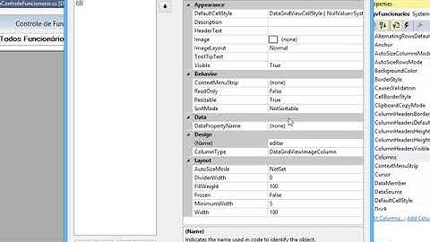 Aula 05 - Propriedades do componente DataGridView - Windows Forms C#
