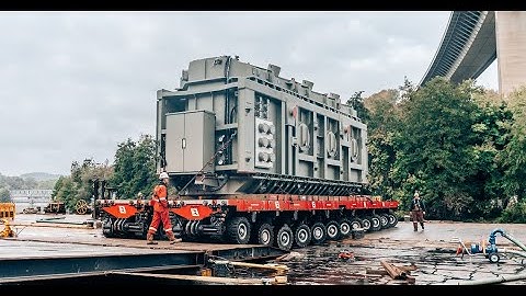 An exceptional 1,000-ton convoy has reached its destination