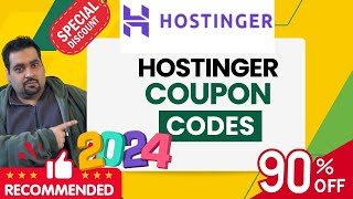 Latest Hostinger Coupon Code Revealed 2024 !  91% OFF