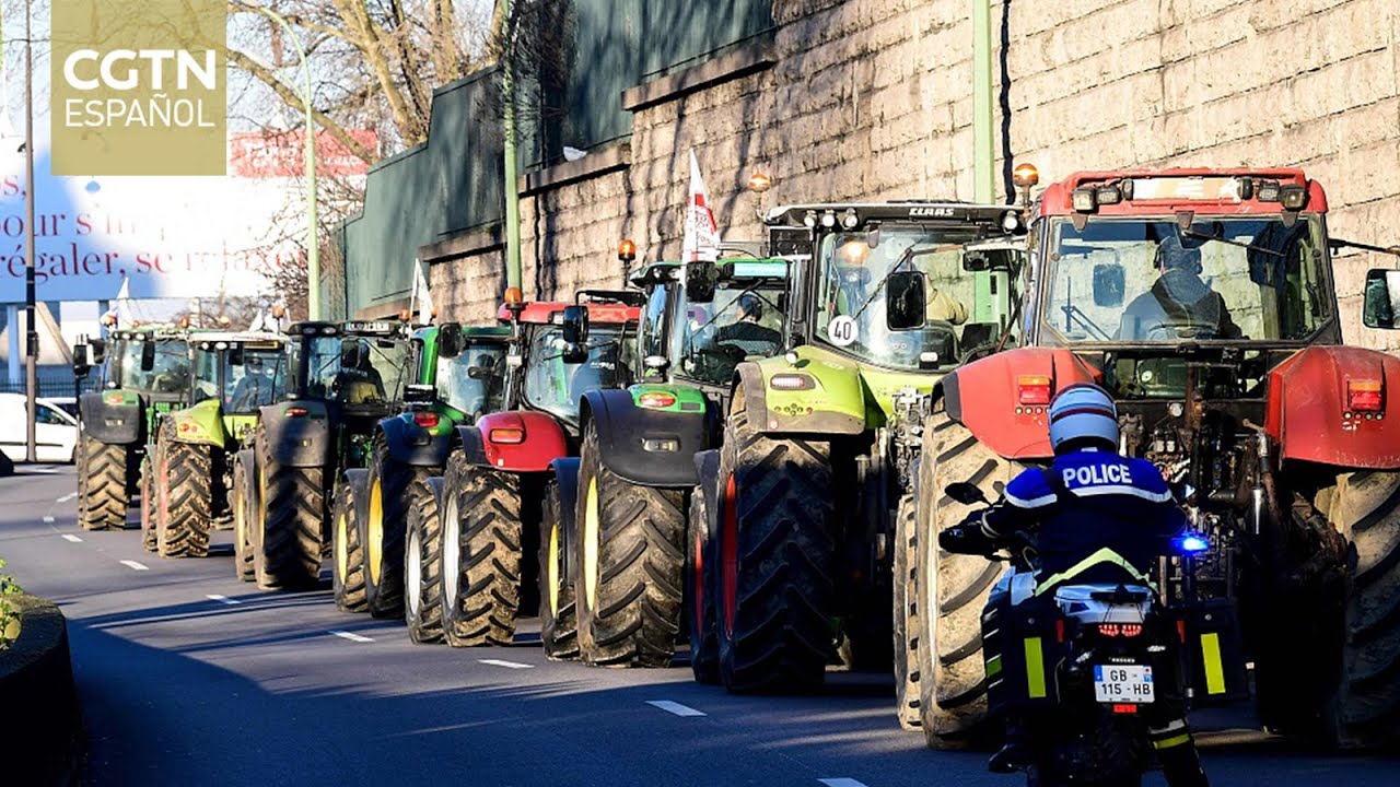 Agricultores franceses hicieron un tractorazo en París en protesta contra las limitaciones a los fitosanitarios | Agrofy News