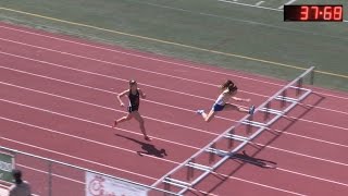 2016 TF - CIF-SS D3 Prelims - Girls 300M Hurdles (6 Heats)