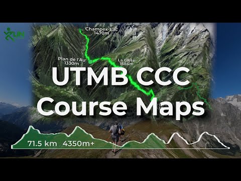 UTMB CCC Course 3D Map Preview