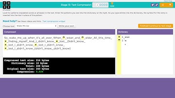 Text Compression Widget