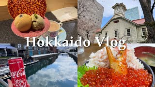 【北海道VLOG】🦀札幌・小樽2泊3日の旅🦀回転寿司に締めパフェに大満足‼︎