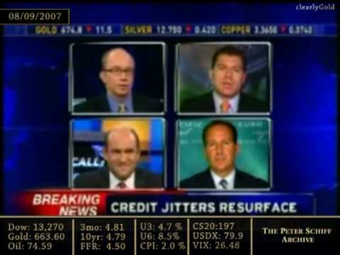 Peter Schiff on CNBC 08/09/2007