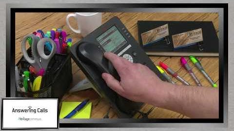 Answering Calls on Your Avaya Phone