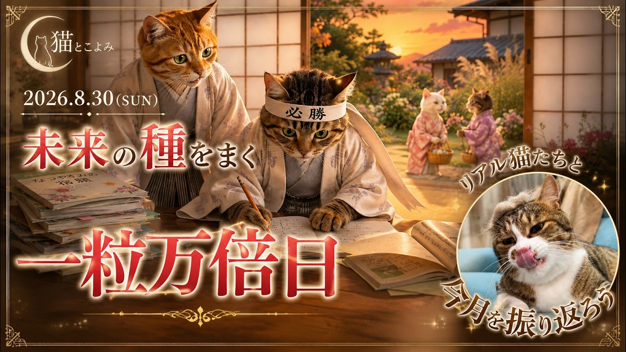 8月30日(日)】一粒万倍日、何をまく?未来につながる「種まき」の日 8月30日(日)】一粒万倍日、何をまく?未来につながる「種まき」の日