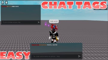 Roblox studio - Custom chat tags[TextChatService]