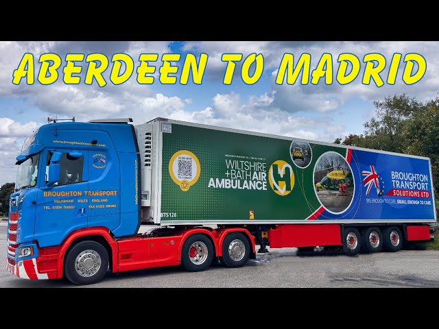 Viva Espana - Aberdeen to Madrid #europeantrucking