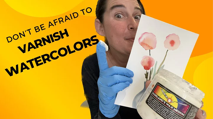 It's easy to varnish watercolor paintings