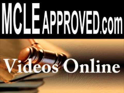 Texas State Bar CLE Videos - Visit MCLEapproved.com - MCLE Videos On Demand