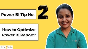 How to Optimize Power BI Report | Avoid Error Functions |  Edu4Sure Training (Hindi + English)