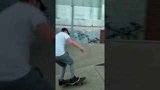 Backside Ollie Up The Euro gap