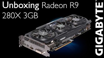 Unboxing GIGABYTE AMD Radeon R9 280X 3GB