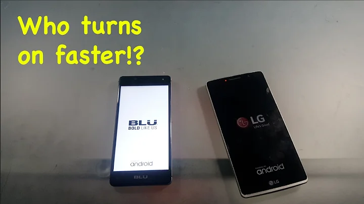BLU R1 HD vs LG G Stylo Boot Up Speed Test! Which Is Faster? [4K]