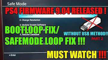 PS4 9.04 UPDATE! | How to SAFELY INSTALL PS4 9.04 UPDATE | PS4 Bootloop ERROR FIX!