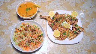 طريقه عمل ارنب المحمره مع شوربة - طريقة شواء الارانب - @Cuisinetunisiennezakia