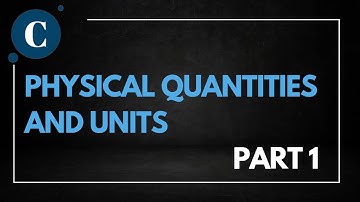 AS Physics- Physical Quantities & Units Part 1