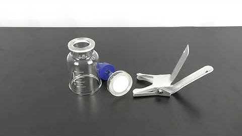 Filtration, Vacuum Filter Holder Set with Fritted Glass Support Base