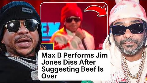 Max B Apolgizes To Jim Jones After Dissing Him On Stage 