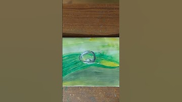 Create a STUNNING Water Drop on Leaf Drawing!#visionofart #watercolorpainting