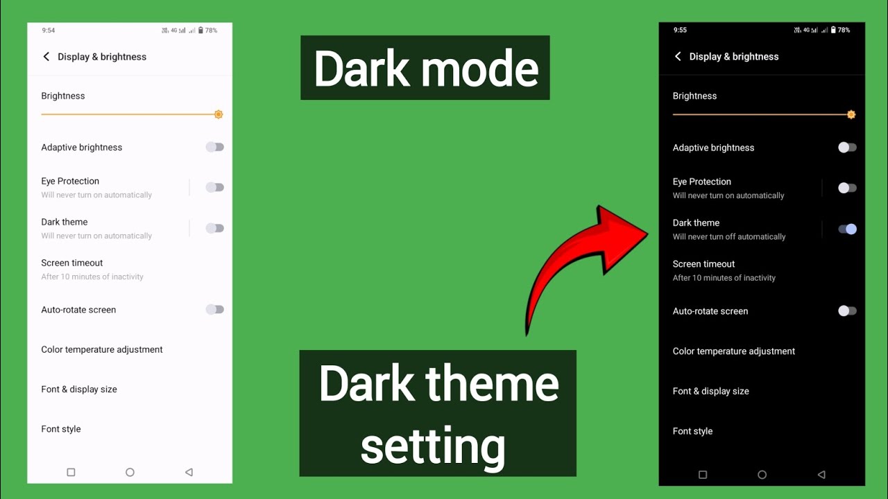Dark theme kaise kare | Dark theme settings | android Dark theme ...