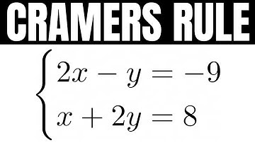 Learn How to Use Cramer