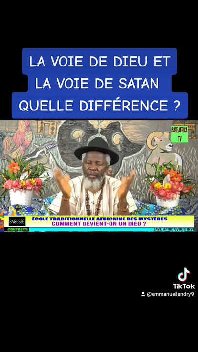 #saveafricatv #sagesse #Dieu #satan #vie #mort #moubitang #grand_prêtre_africain #enseignement