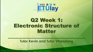 Electrons: Structure of Matter || Grade 9 Science || Quarter 2 Week 1