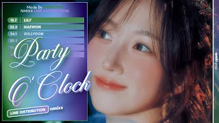 NMIXX - Party O’Clock | Line Distribution
