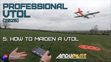 Professional 4+1 VTOL Build: Video 5, how to maiden fly a new VTOL build