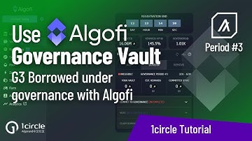 How to use Algofi Governance Vault | Borrowed under Algorand Governance Period with Algofi
