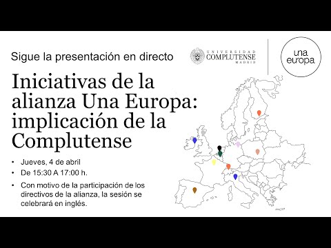 Iniciativa de la Alianza Una Europa: implicación de la Complutense