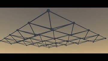 Space Truss in Allplan with Visual Scripting.