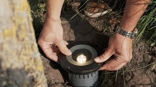 Garden Lights | How to install 12 volt uplights with the Fixed cable system