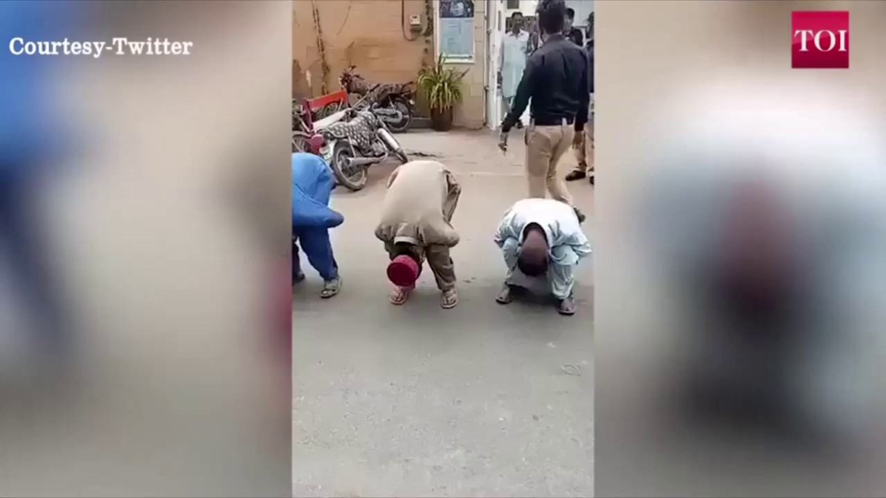 Watch: People face severe punishment for violating lockdown in Pakistan