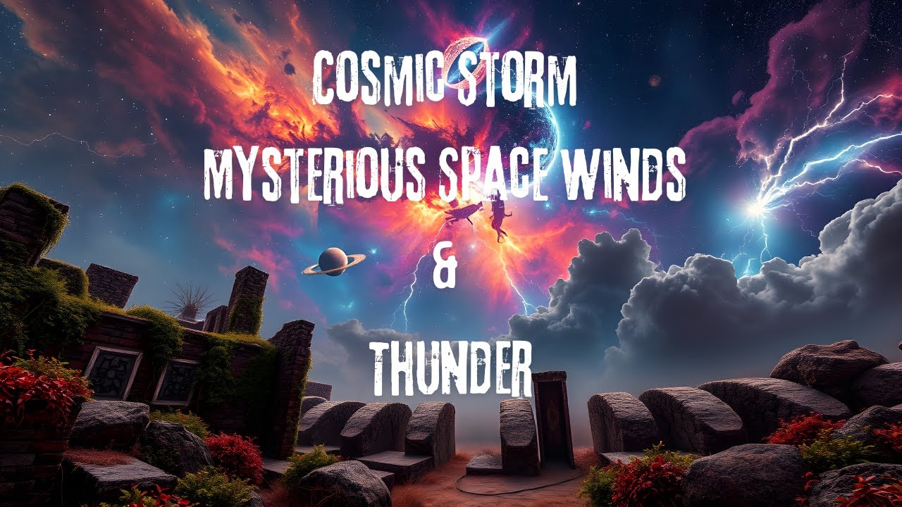 Cosmic Storm: Mysterious Space Winds & Thunder | Deep Atmospheric Soundscape