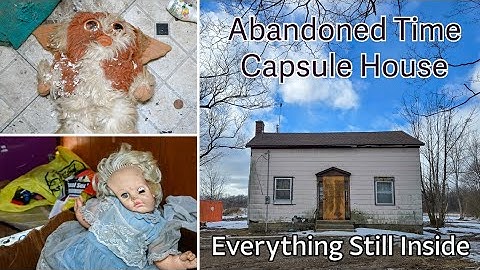 Abandoned Time Capsule House — Everything Still Inside