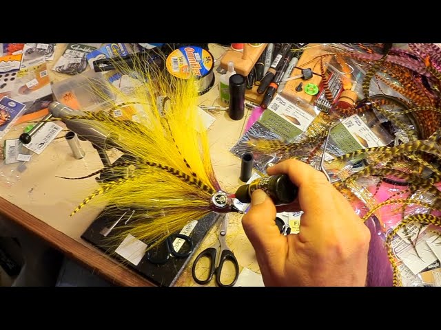 Musky Fly Tying, Fall Pattern Streamer