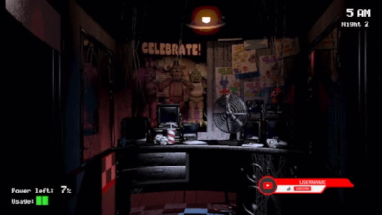 pasando las noches de fnaf