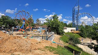 Joker: Carnival Of Chaos - Construction Update 5/18/2024 Six Flags St. Louis