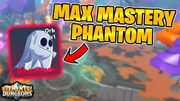 Phantom Max 450 Mastery Showcase in Atlantis! Elemental Dungeons Roblox