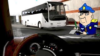 *NOVO JOGO* MAL COMECEI E JÁ TOMEI UMA MULTA DE VELOCIDADE! - Tourist Bus Simulator #1