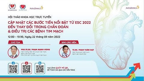 CẬP NHẬT CÁC BƯỚC TIẾN NỔI BẬT TỪ ESC 2022 ĐẾN THAY ĐỔI TRONG CHẨN ĐOÁN & ĐIỀU TRỊ CÁC BỆNH TIM MẠCH