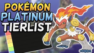 Pokémon Platinum Nuzlocke Tier List  Ranking and Reviewing ALL Pokémon!
